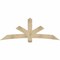 Ekena Millwork Alberta Rough Sawn Timber Gable Bracket, Douglas Fir, 84"W x 31"H x 4"D x 6"F, 9/12 Pitch GBW084X31X0406ALB00RDF - alternate 1